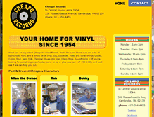 Tablet Screenshot of cheaporecords.com